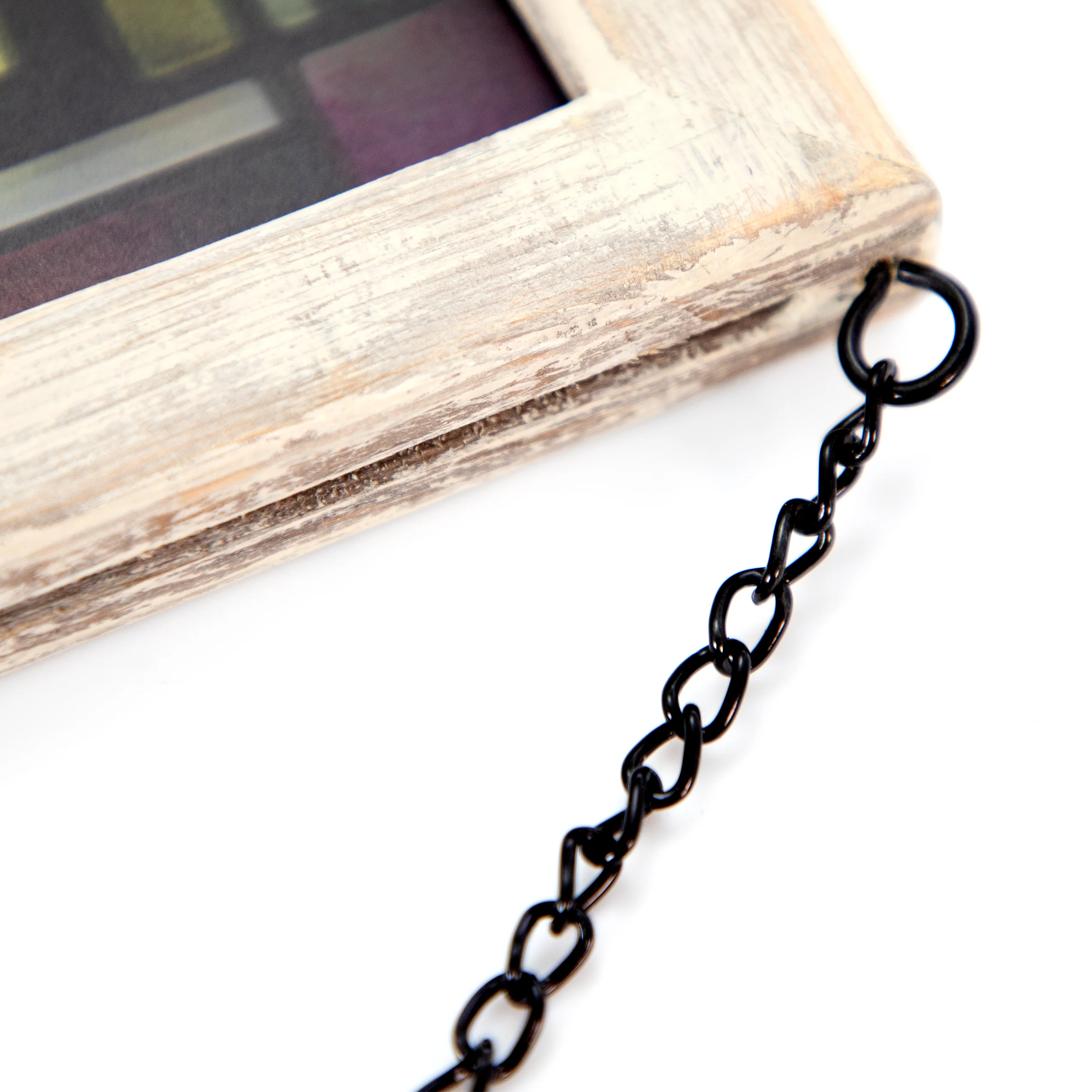 Picket Fence - Bluebirds - Stained Glass Art - Image 3